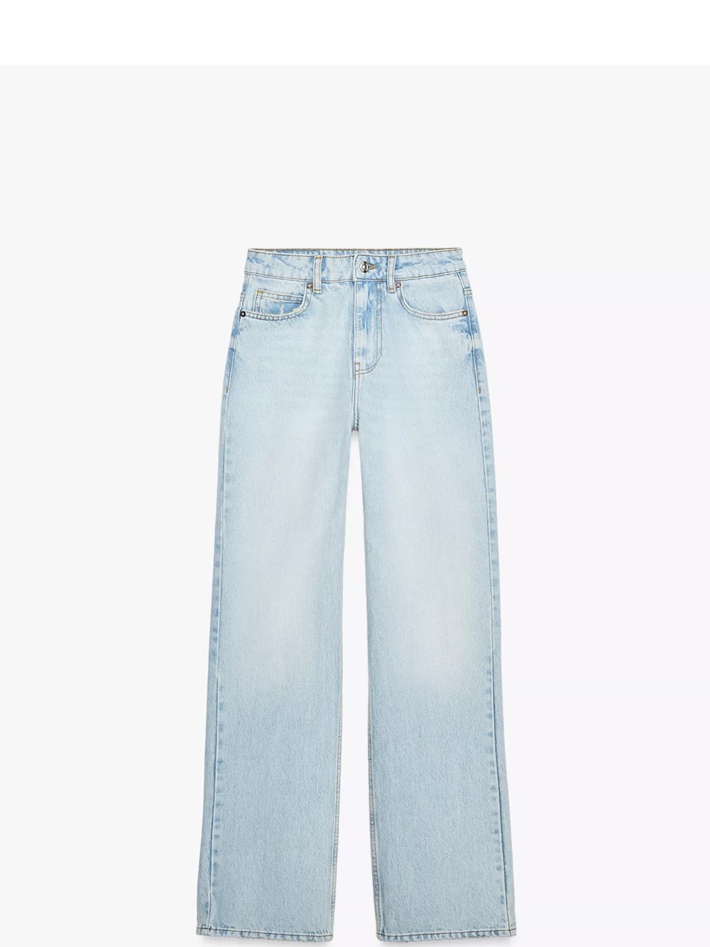 Zara Light Wash Wide Leg Women’s Jeans - Light Blue